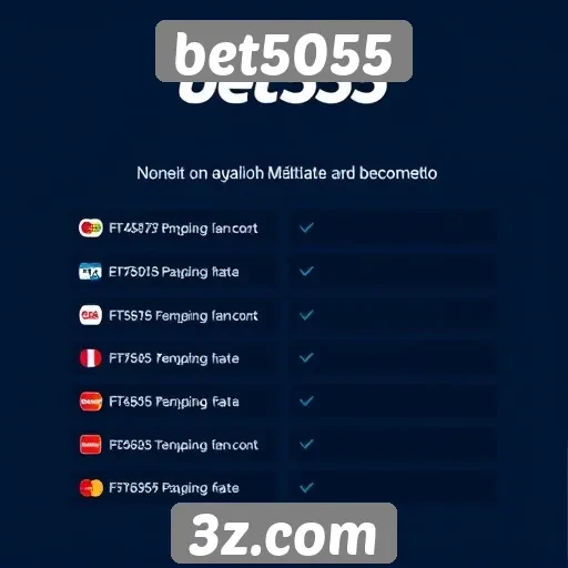 Opções de pagamento no bet5055 para usuários